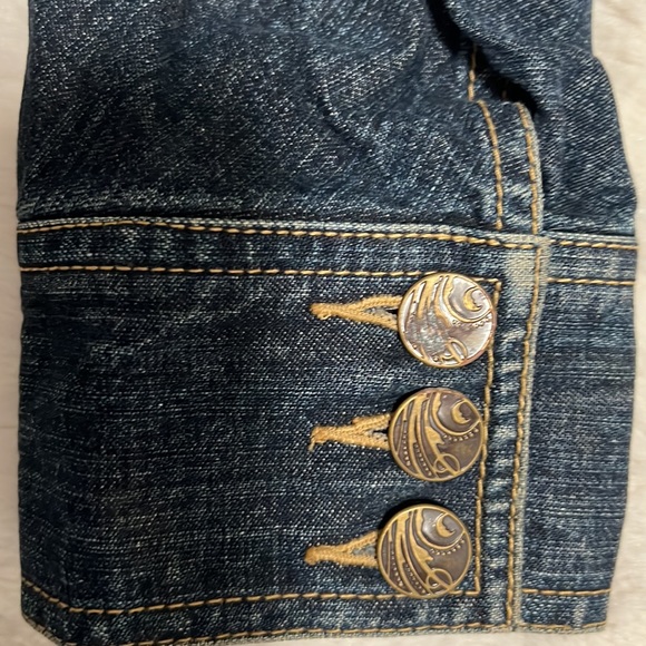 Indigo palms jean jacket, size L - Picture 6 of 7